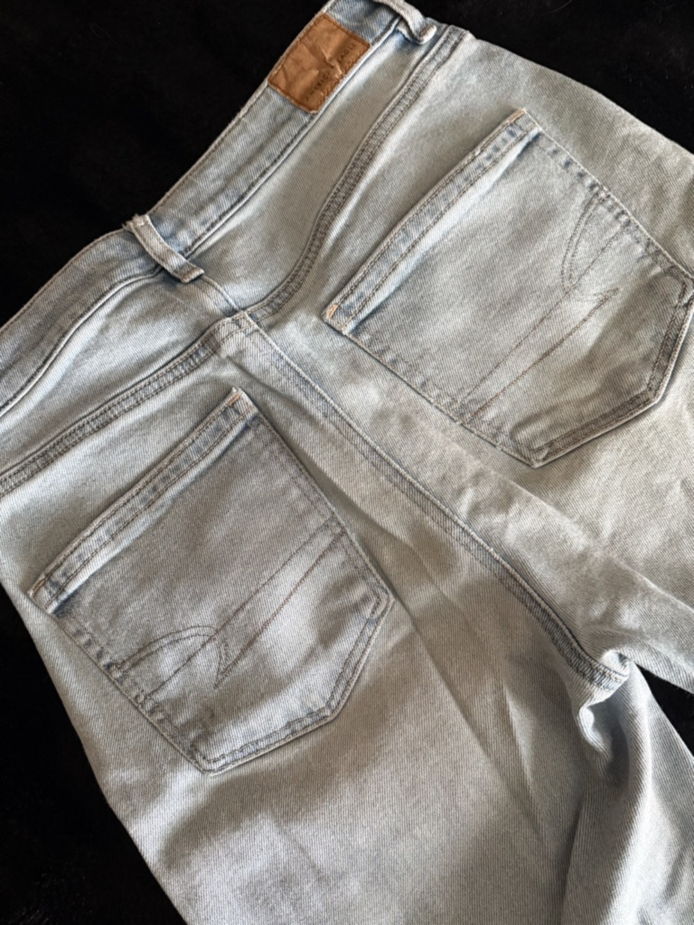 American Eagle Outfitters High-Rise Light Blue Denim Jeans